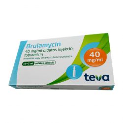 Бруламицин раствор для инъекций 40мг/мл 2мл! (80мг) ампулы №10 в Саратове и области фото